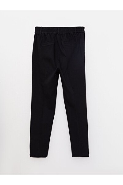LC Waikiki Beli Lastikli Standart Fit Düz Gabardin Kadın Pantolon