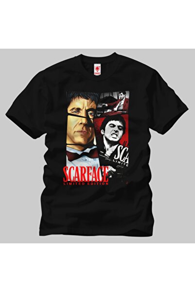 Built By Crazy تي شيرت سكارفيس كولاج للجنسين