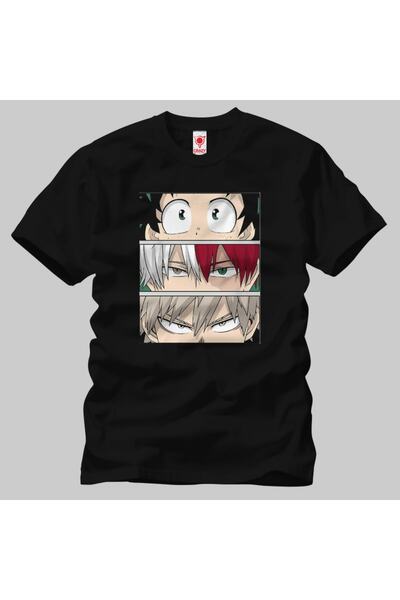 Built By Crazy Majica kratkih rukava My Hero Academia Face Eyes Unisex