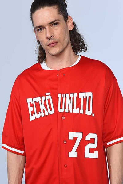 ECKO UNLTD Santiago Red Men's Crew Neck Shirt