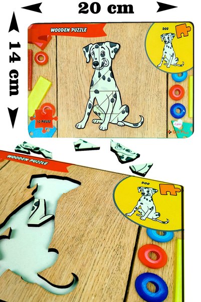 artı dekor 5-Piece Educational-teaching Geometric Block Children's Educational Toy Bultak Puzzle Jigsaw Set 1