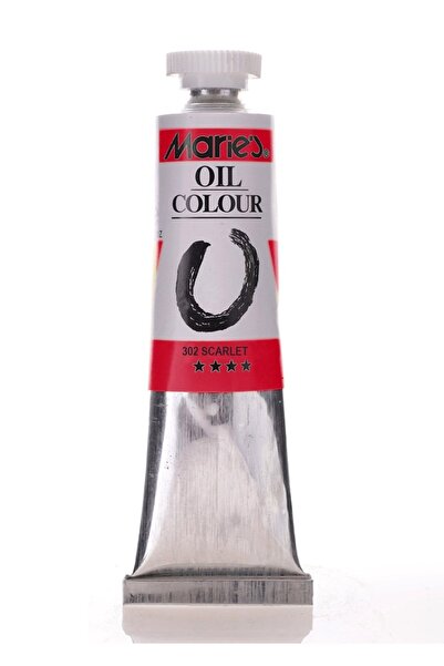 Maries Oil Colour Yağlı Boya 50ml 302 Scarlet