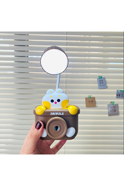 hediyeconcepti Cute Cartoon Pen Holder and Desk Lamp