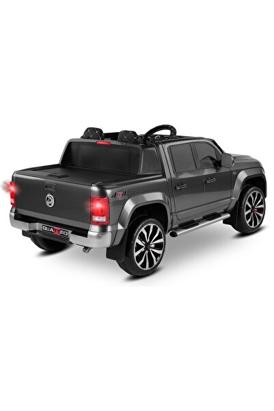 BabyHope 441 Quattro 4x4 2x12v 9ah Akülü Araba 24v Çift Kişilik Jeep U/k Metalik Siyah