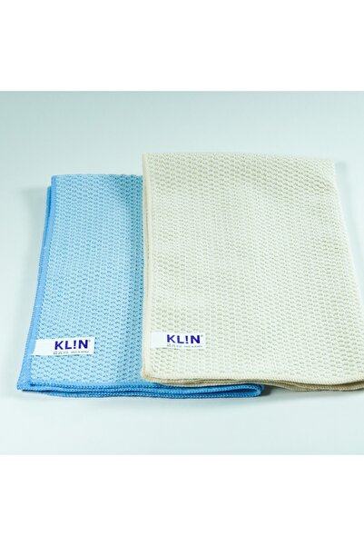 KLİN KOREA منشفة فقاعية بلون البومة 2 عبوة 46 × 37 سم من الألياف الدقيقة