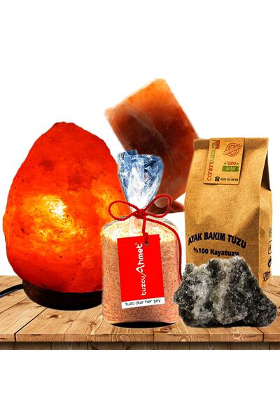 Tuzcu Ahmet Himalaya Tuz Lambası Seti 3-4 Kg