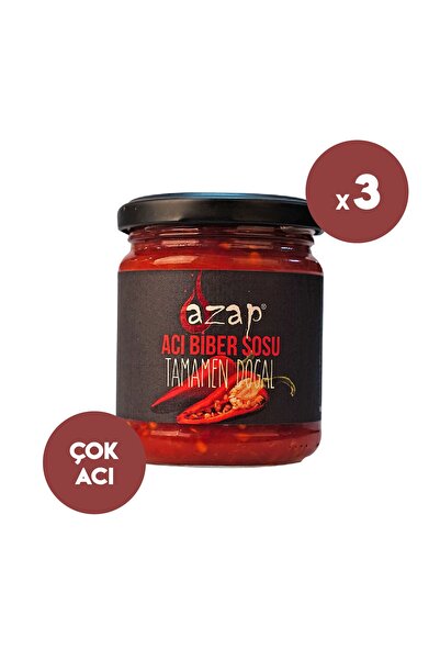 AZAP Acı Biber Sosu 190 Gr (3 Adet)