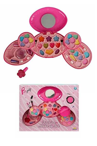 Pretty Pinky Mirrored 5-Ply Makeup Set Beauty Set