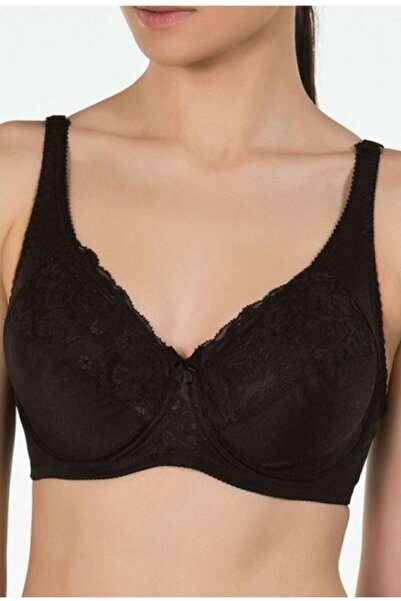 Kom Sutien cu compresor cu sârmă din dantelă neagră pentru femei