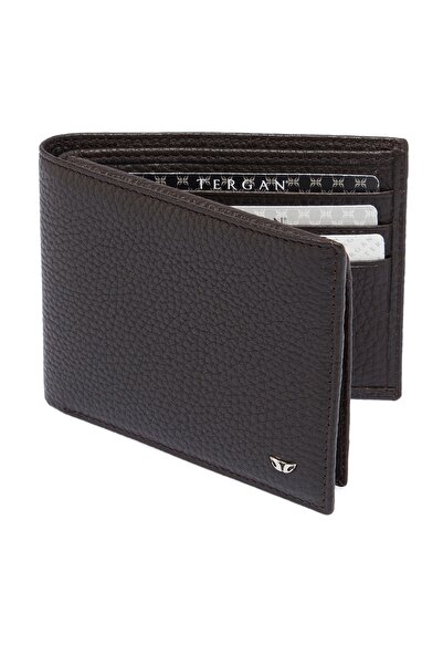 Tergan Καφέ Δερμάτινο Ανδρικό Πορτοφόλι 01648a42