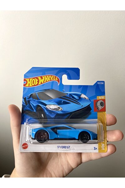 HOT WHEELS Hotwheels 17 Ford Gt Mavi Oyuncak Araba Mini Araba Koleksiyon Araba 1/64 Ölçek