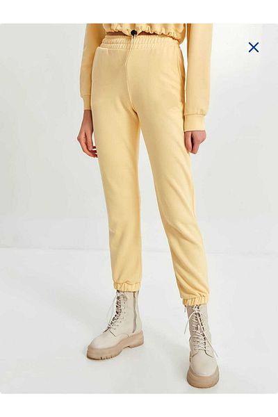 morche Pantaloni de sport Jogger pentru femei cu buzunar plat, cu talie elastică