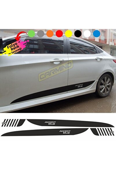 Carmind Hyunda Accent Blue Yan Şerit Sticker