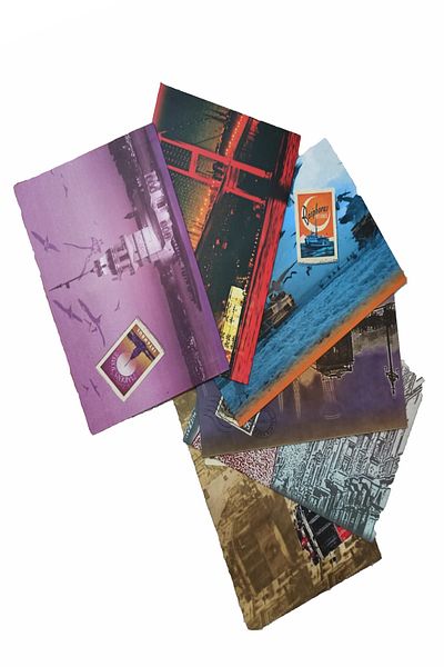 Sdk Cardboard Document Envelope Velcro Model for A-4 Size in Different Patterns