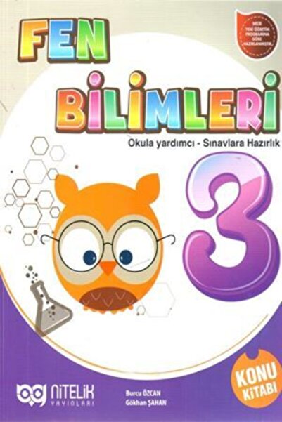 Nitelik Yayınları 3.sınıf Fen Bilimleri Konu Kitabı *yeni* 2019