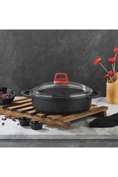 gülsan Gls Elite 28cm Cast Iron Flat Pot
