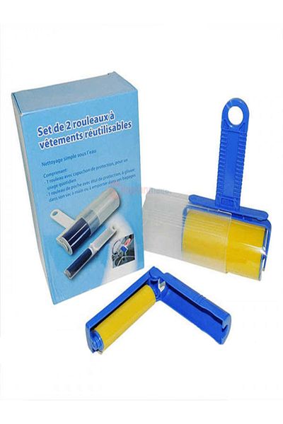 Tor Store Feather Dust Dandruff Removal Roller Washable Set of 2