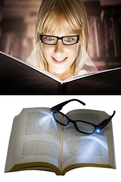 RoseRoi LED Lighted Book Reading Glasses