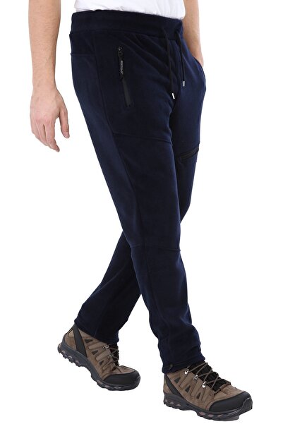 GHASSY CO. Чоловічі тактичні штани з кишенями для активного відпочинку, темно-сині, з флісовою підкладкою