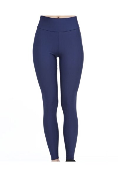 ŞULE BUTİK İki Beden Küçülten Yüksek Bel Toparlayıcı Içi Polarlı (ŞARDONLU) Dalgıç Kumaş Lacivert Tayt