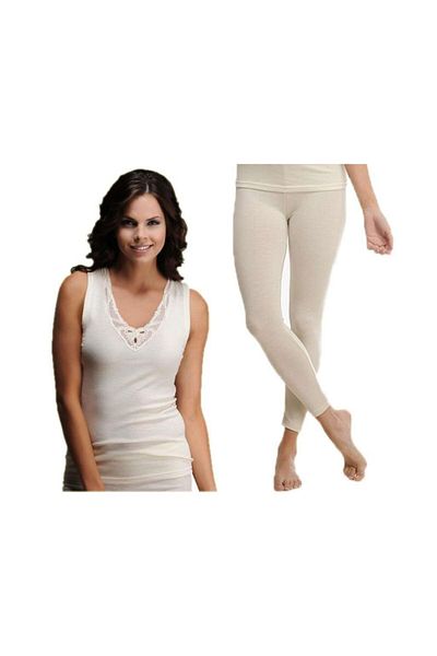 Hasyün Women's-Men's Wool Underwear Set