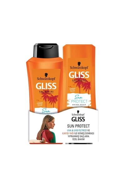 Gliss Sun Protect Protective Shampoo 360ml + Conditioner 360ml