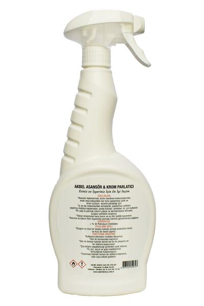 akbel Asansör Ve Krom Parlatıcı 750 ml.