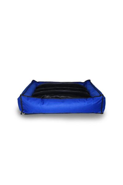 CatHouse 90x100 Cm Zippered Washable Blue Dog Cat Cushion and Bed - For Large Breeds