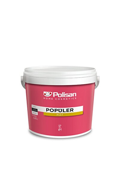 Polisan Popüler Plastik Iç Cephe Boyası 10 Kg Doğal Gri