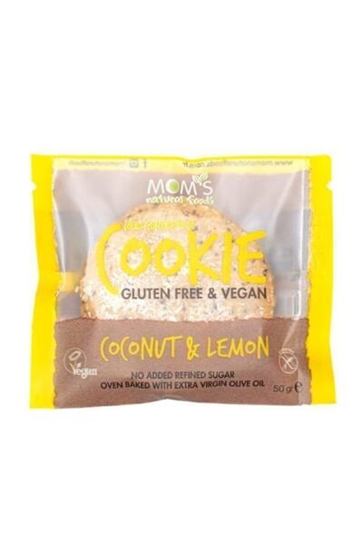 Mom's Natural Foods Mom's Glutensiz Cookie Coconut & Lemon 50 g