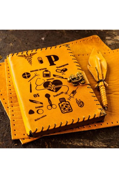 HediyeSec Tıpçılara Özel Deri Defter
