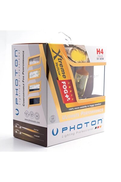 Photon H4 12v 60/55w Xtreme Yellow Set (SARI IŞIK) Ph5504 Xy