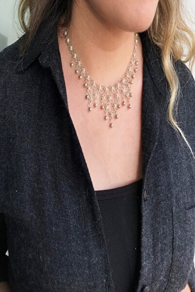 Midyat Artuklu Gümüşçülük Telkari Kişniş Gümüş Kolye