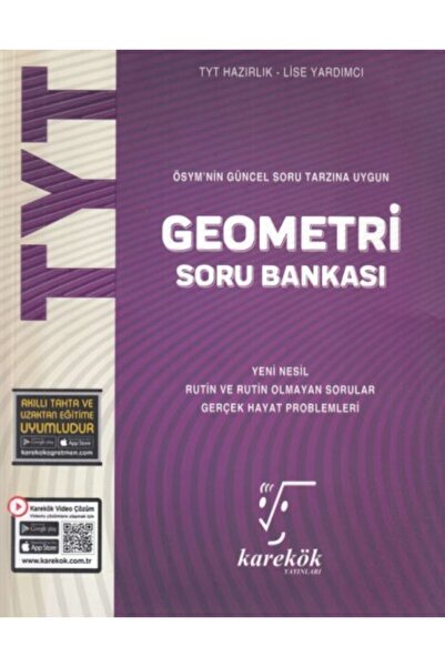 Karekök Yayınları Karekök Tyt Geometri Soru Bankası Yeni
