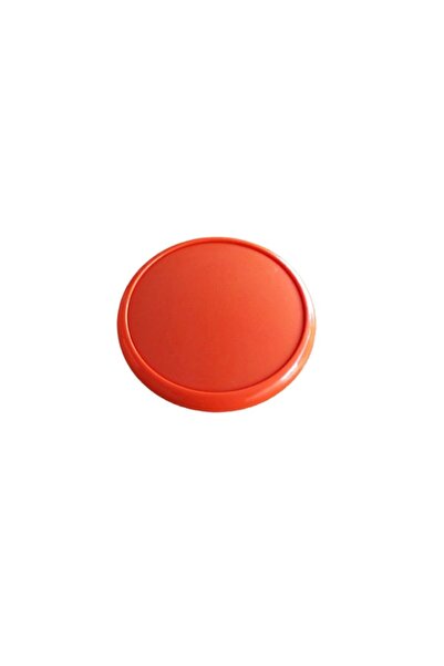 EYM Çocuk Odası Tekli Düğme Mobilya Kulp Çap 55 Mm Turuncu