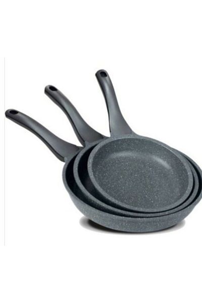 ThermoAD 3-Piece Granite Cast Pan - Exterior Copper Interior Black