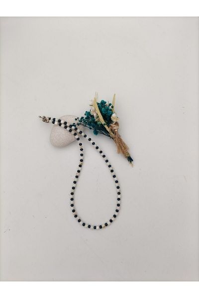 Stoneage Healing Necklace Mother of Pearl and Czech Crystal