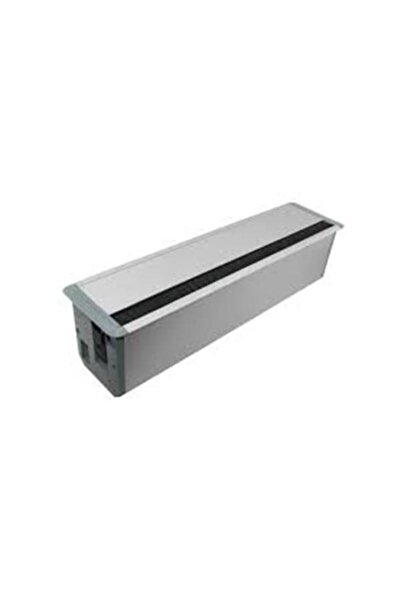 NE-AD Marka (BOŞ KUTU FİYATIDIR )Alüminyum 8 Modül Kapaklı Masa Üstü Priz Kutusu