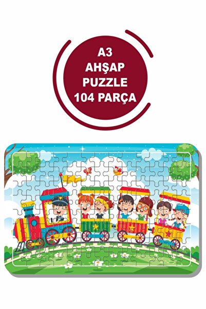 Baskı Atölyesi قطار A3 104 قطعة لغز، لعبة، بانوراما