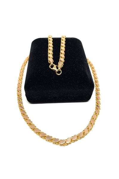 Gürler Kuyumculuk Pullu-arpa, Burgu-halat Zincir Altın Kolyeler - Ak0208