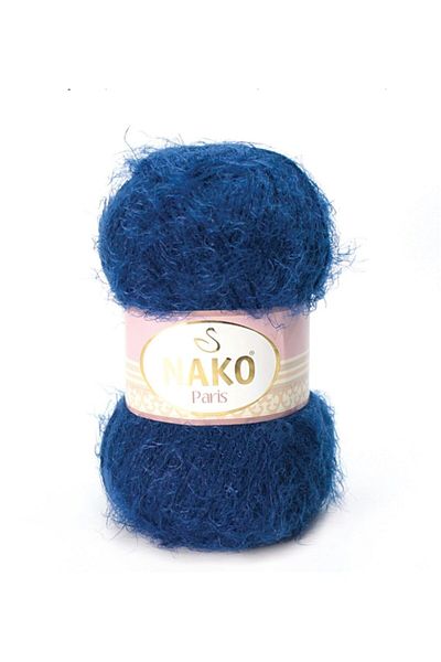 NAKO (5 τεμάχια) Paris 3266 Navy Blue Hand Knitting Yarns Γιλέκο Ζακέτα Beanie String Φουλάρι Πλεκτό Νήμα