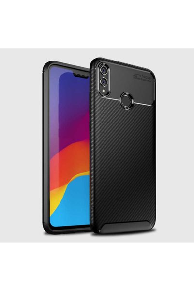 tekno grup جراب لهاتف Huawei Honor 8x مصنوع من السيليكون Lux Negro بنمط الكرب...