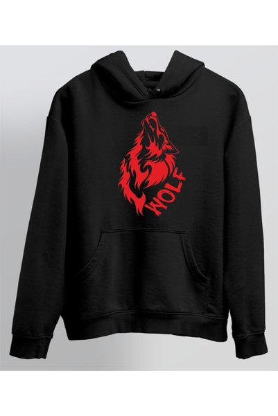 venüsdijital Wolf Wolf Design Sa kapuljačom dukserica