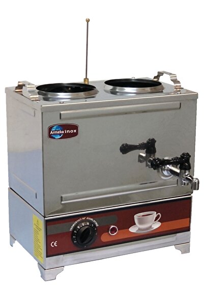 Armeka 15 Litre Elektrikli Pleytsiz Çay Kazanı & Kahveci Kazanı & Çay Ocağı 430 Paslanmaz 15l Sanayi Tipi