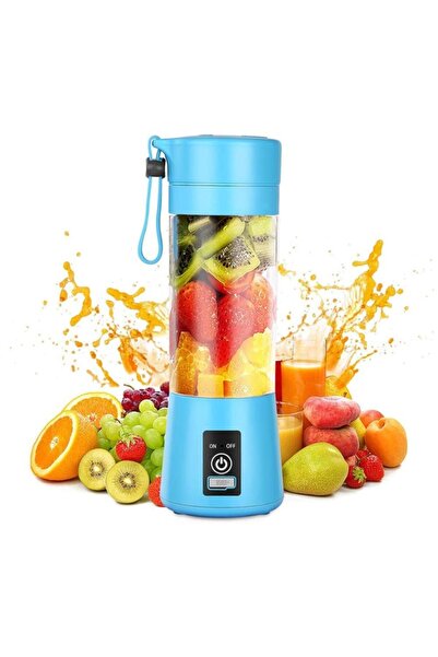 EMİRLER Ticaret Mini Taşınabilir Cep Bardak Blender Meyve Suyu Sıkma Kupası 380ml