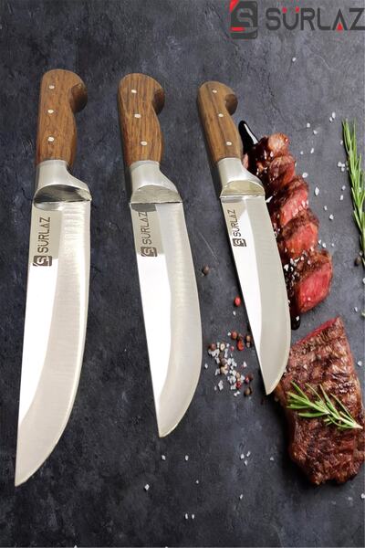 SürLaz 3'lü Bıçak Seti Ultra Keskin Bıçaklar