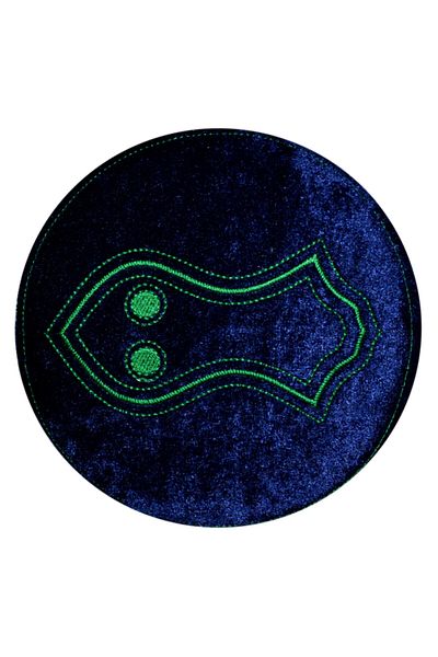 şahinbak Lacivet Nali Şerif Li Takke, dark blue Takke, takke,fes,sarık,cami,imam,ihvant084