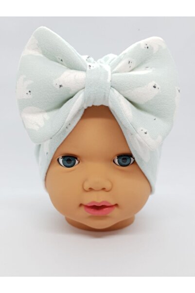 Melkady Aksesuar Melkady 141tamı - Desenli Fiyonklu Sıcacık Kumaş Bebek Bones...