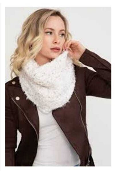 Karınca Kadın Beyaz-kahve Boyunluk