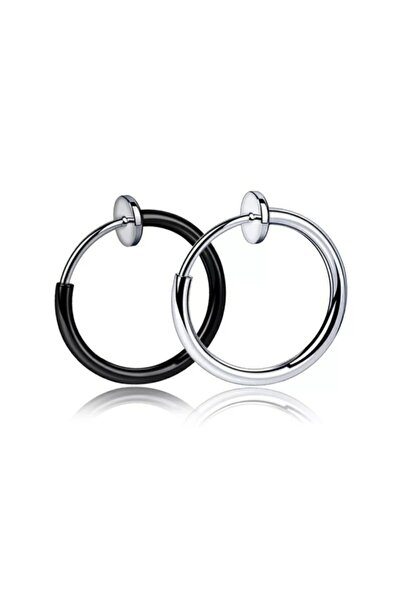 TakıConcept 2 Adet Deliksiz 316l Paslanmaz Çelik Fake Piercing